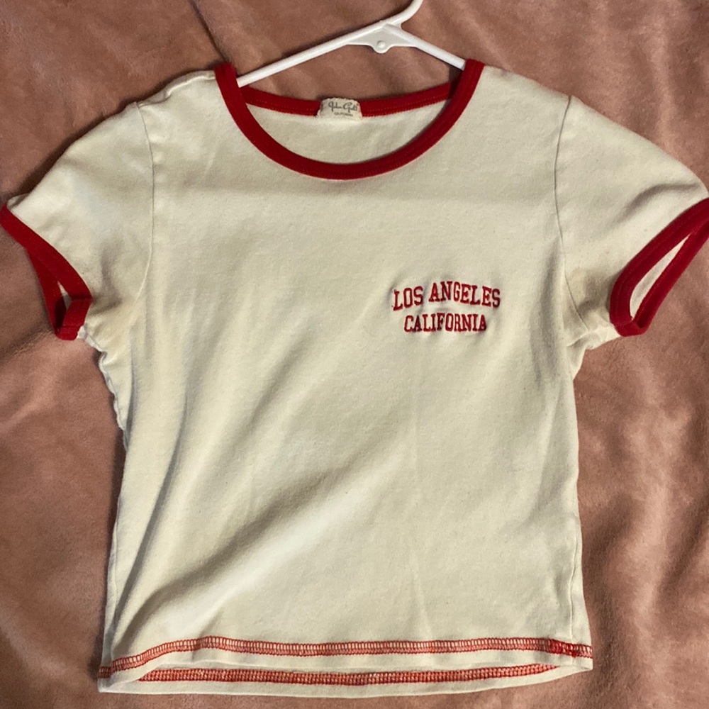 PacSun LA cropped shirt